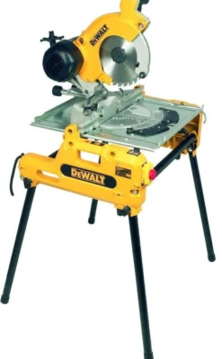 DeWalt DW743N kap-/geringssav, vendbar, 250mm, 2000W