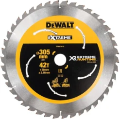DeWalt Extreme Runtime XR rundsavklinge, 42 tænder, 305 mm, 30 mm centerhul
