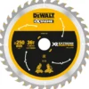 DEWALT rundsavklinger til akkusave, Ø250 mm, 30 mm centerhul, 36 tænder