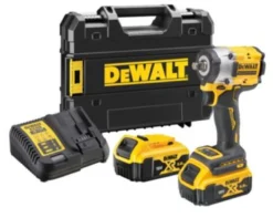 Dewalt slagnøgle 18V XR DCF921P2T-QW, inkl. 2x5,0Ah batteri, lader & Tstak kuffert