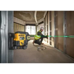 DeWALT USB-C krydslinjelaser, 5-punkt, grøn
