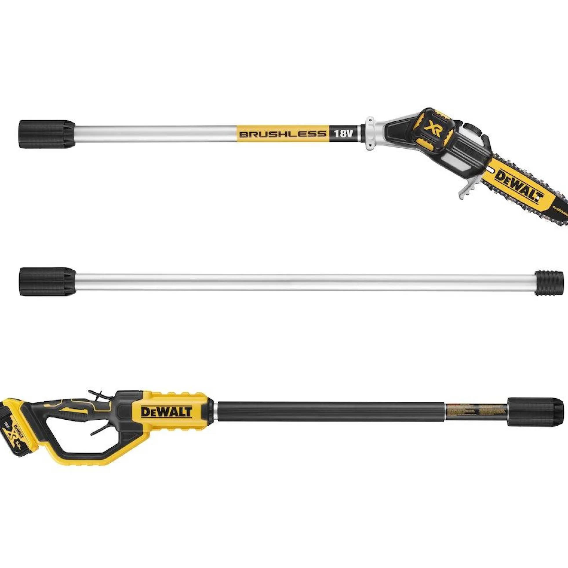 DEWALT 18V XR kædesav med forlængerskaft, DCMPS567N-XJ