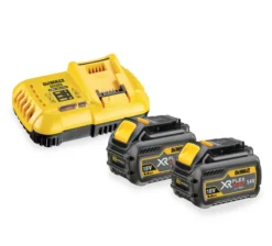 DEWALT XR-batterisæt med 2 stk. 6,0 Ah-batterier og multi-oplader