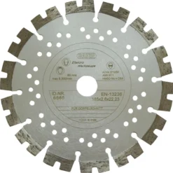 Diamantskive allround, 185 mm, sølv - Baier