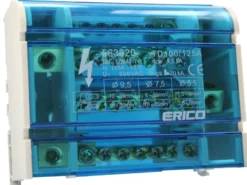Distributionsblok 100A, 4P, 1I35, 1U16, 5U6