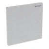Dækplade, rustfrit stål, 130 mm x 130 mm x 10 mm - Geberit