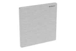 Dækplade, rustfrit stål, 130 mm x 130 mm x 10 mm - Geberit