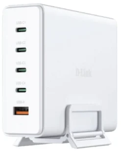 D-Link DCF-241 GaN Oplader 240W, 4 porte, USB-C PD