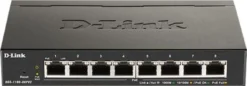 D-Link DGS-1100-08PV2 8-ports Gigabit Smart Managed Switch med PoE+ (64W)
