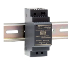 D-Link DIN Rail PSU, 24W, 21.6-29V, Ultra Slim, sort