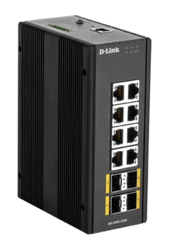 D-Link 12 Port Managed Switch, Gigabit, SFP, heat resistant, comp