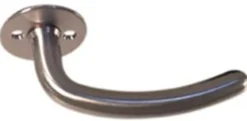 Dørgreb, coupe-form RS, Ø 16 mm, rustfrit stål, børstet stål