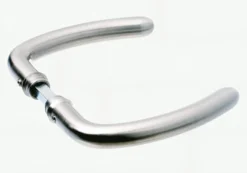 Dørgreb, coupe-form RS, Ø 16 mm, rustfrit stål, børstet stål