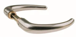Dørgreb 408, dørtyk. 30-75 mm, 100 x 55 mm, stål, rustfri