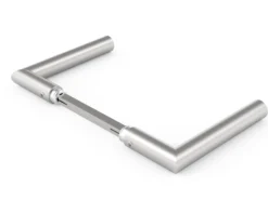 Dørgreb G-form, u/ros, 18 mm, børstet rustfrit stål - 40-65 mm