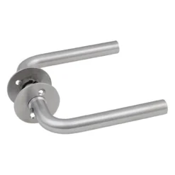 Dørgreb L-form, 19mm, rustfri