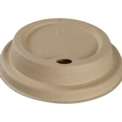 Drikkelåg Gastro, brun, sukkerrør, Ø9cm - ABENA