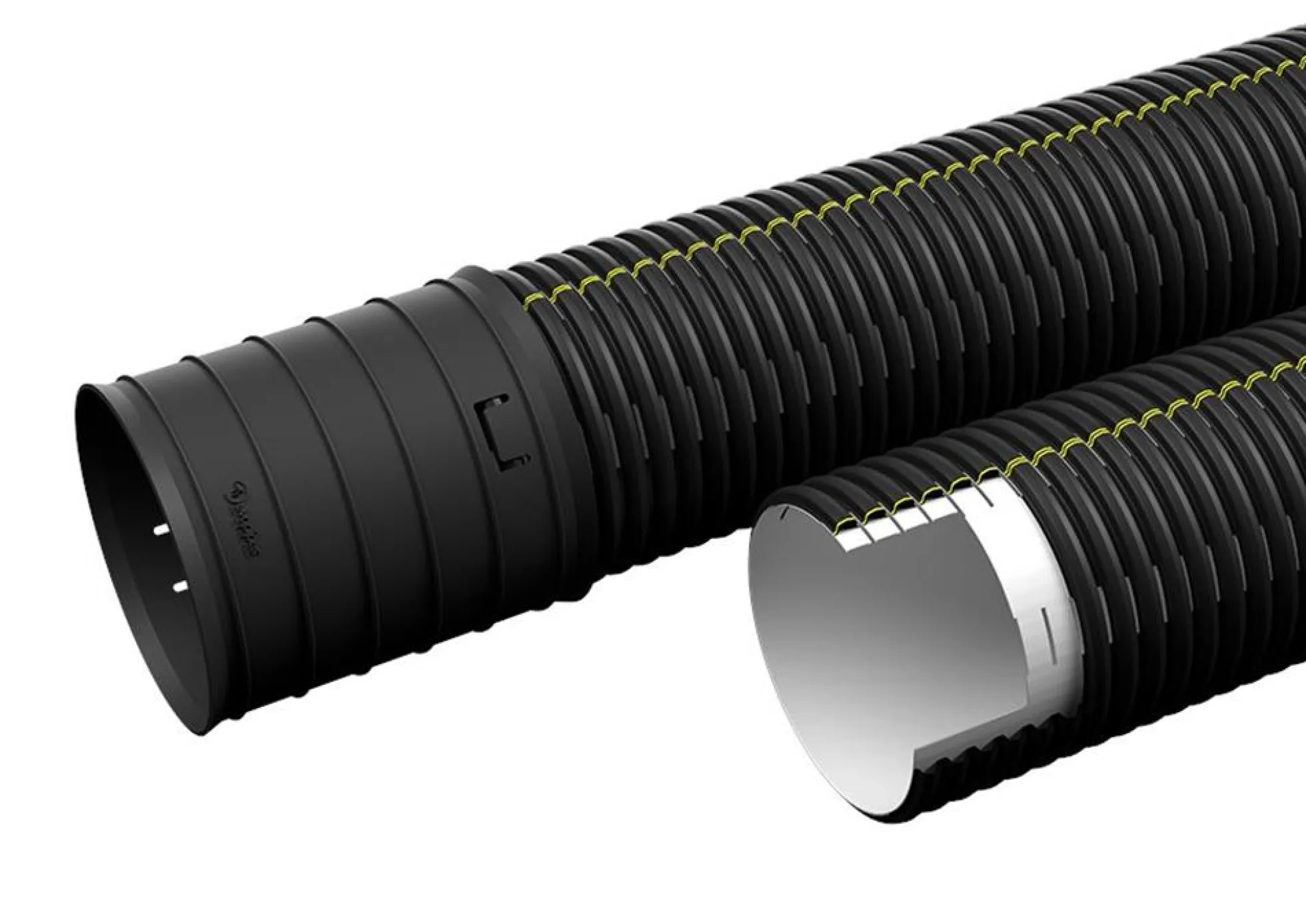 Drænrør Evodr 160/138x6 meter SN8 TP360gr - 6 meter