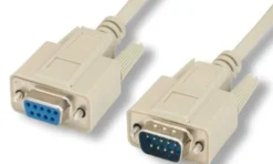 D-SUB/RS-232 kabel, DB9 han/hun, 1:1 seriel - MicroConnect