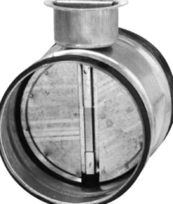DTU - Afspærringsspjæld m. nipler Ø250 mm - Tæthedskl. 4