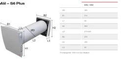 Duka One S6 Plus, Ø160 mm, med eller uden Wifi