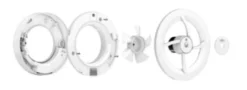 Duka ventilator S7, 9 funktioner, hvid