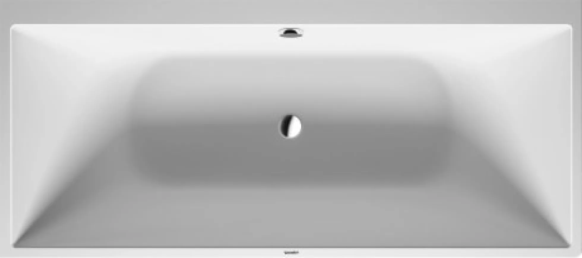 DuraSquare badekar, 180x80 cm, indbygning venstre hjørne, DuraSolid A - Duravit
