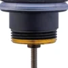 Duravit bundventil, push-open, 1 1/4", mat sort