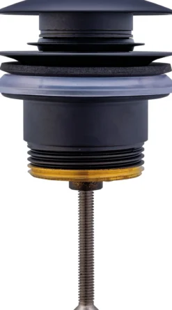 Duravit bundventil, push-open, 1 1/4", mat sort