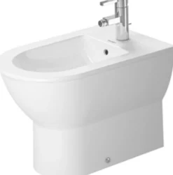 Duravit Darling New gulvbidet, B-T-W med overløb, hanehul og Wondergliss