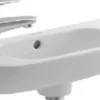 Duravit D-code håndvask, 50 x 22 cm, hanehul til venstre