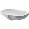 Duravit D-code Håndvask, 495 x 290 mm, til Underlimning