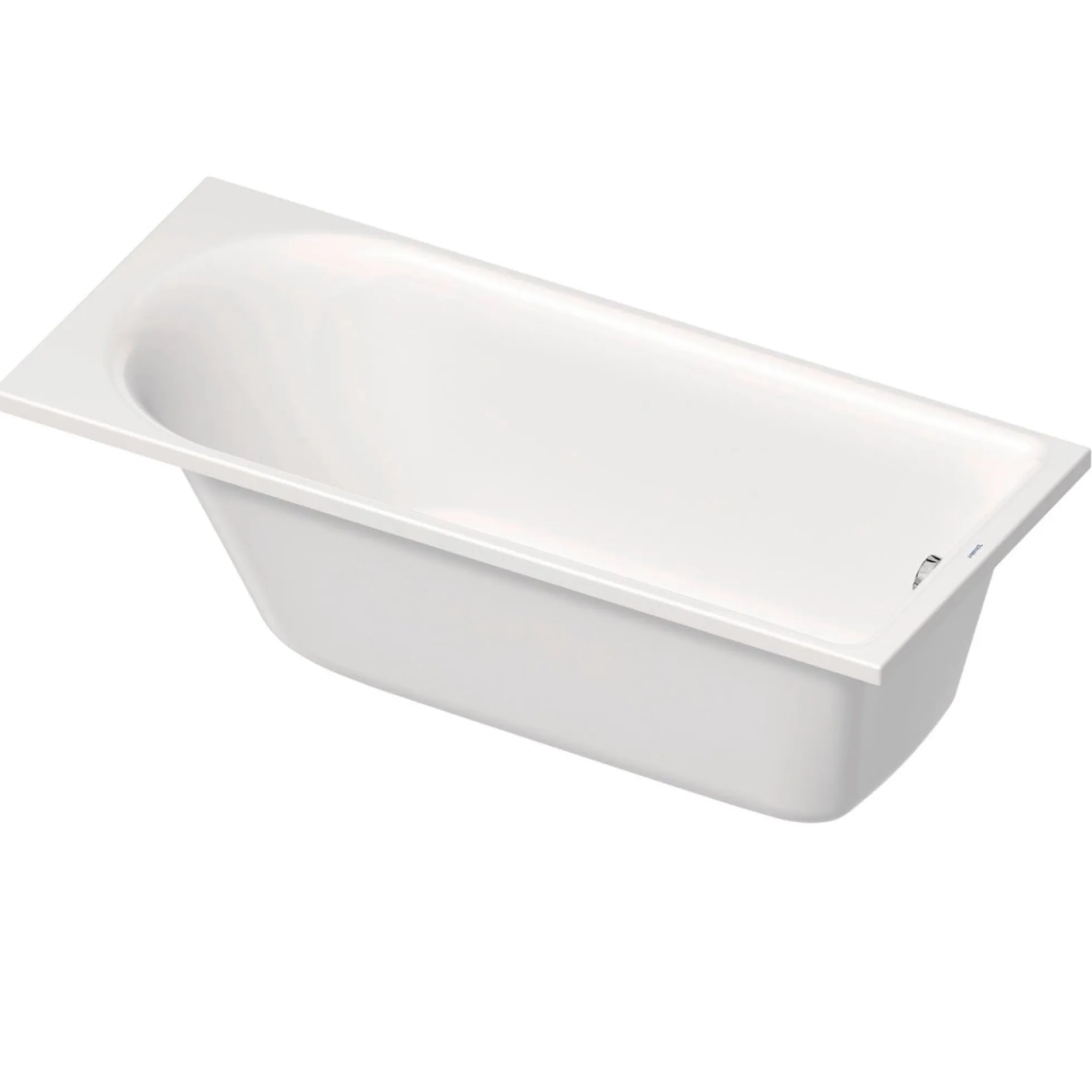Duravit D-Neo badekar, indbygning, 1-ryglæn - flere størrelser