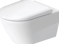 Duravit D-Neo væghængt toilet, Rimless, skjult montering
