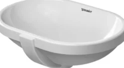Duravit Foster håndvask, 43 cm - til underlimning, uden hanehul, med overløb - Hvid