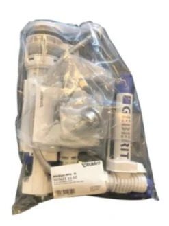 Duravit Komplet indmad. Består af skyllegarniture, trykknap 3/6 liter, svømmeventil