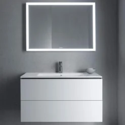 Duravit L-Cube spejl, indbygget lys, H: 70