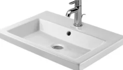 Duravit 2nd Floor Håndvask, 600 x 430 mm, til Nedfældning, med Hanehul