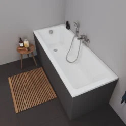 Duravit No.1 badekar, 1800 x 800 mm, 1-ryglæn, rektangulært
