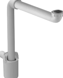 Duravit pladsbesparende vandlås 1 1/4", hvid