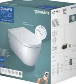 Duravit SensoWash Starck f lite douchetoilet hængeskål rimless