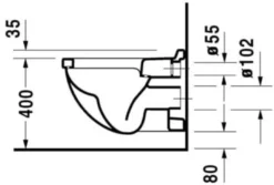 Duravit Starck 3 – Renoveringsmodel, hvid