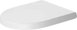 Duravit Starck 2 – Toiletsæde med softclose & quick release, model 006989, hvid