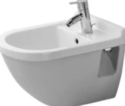 Duravit Starck 3 vægbidet, væghængt, 365x540 mm, hvid, med overløb, med hanehul