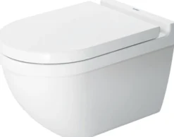 DURAVIT Starck 3 vægtoilet med åben skylle-rand og sæde med softclose
