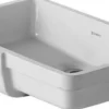 Duravit Vero håndvask, 48,5 x 31,5 cm, til underlimning, uden hanehul, med overløb - Hvid