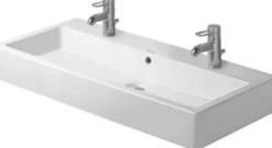Duravit Vero Håndvask, 1000 x 470 mm, med 2 Hanehuller - Hvid