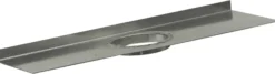 Dutra bundplade, 200 x 500 mm, 110 mm hul, til sokkelaffugter