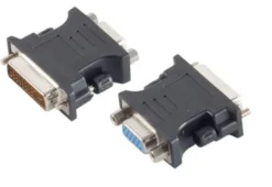 DVI-I 24+5 til VGA HD15 adapter, analog, hun til han - MicroConnect