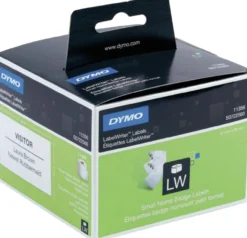 DYMO LabelWriter hvide navne etiketter, 89x41 mm, 1-pack(300 stk.)